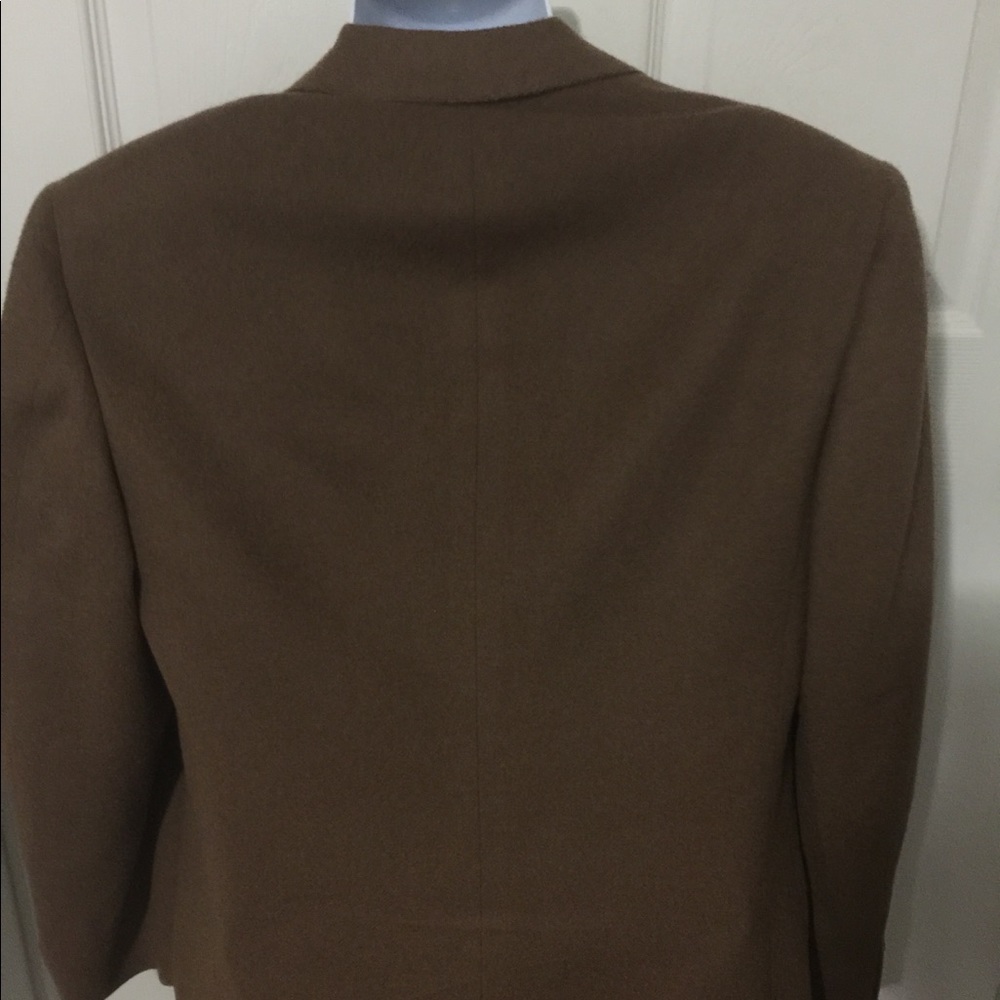 Peterborough Row Blazer Men 100 Camel Hair Sz M Gem